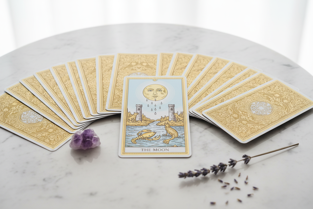 Tarot & Oracle Cards - card focused