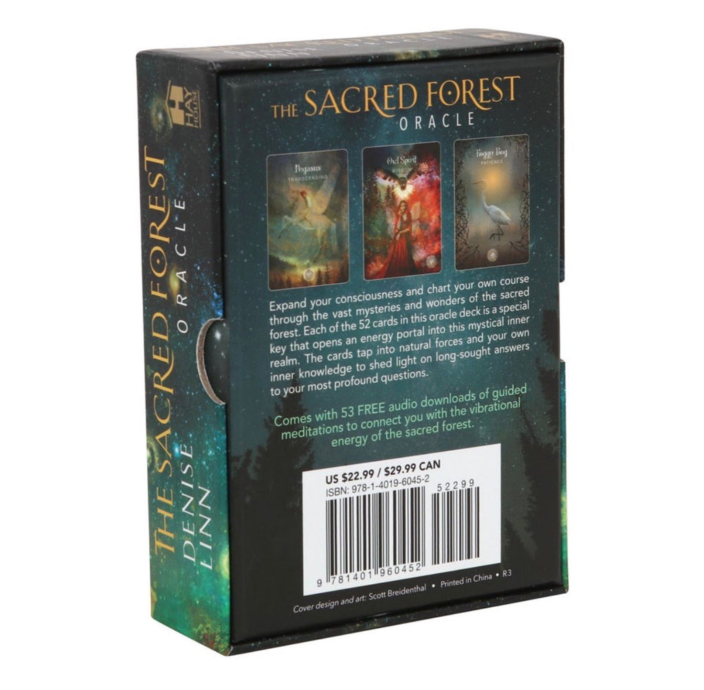 The Sacred Forest Oracle – 52-Card Deck & Guidebook