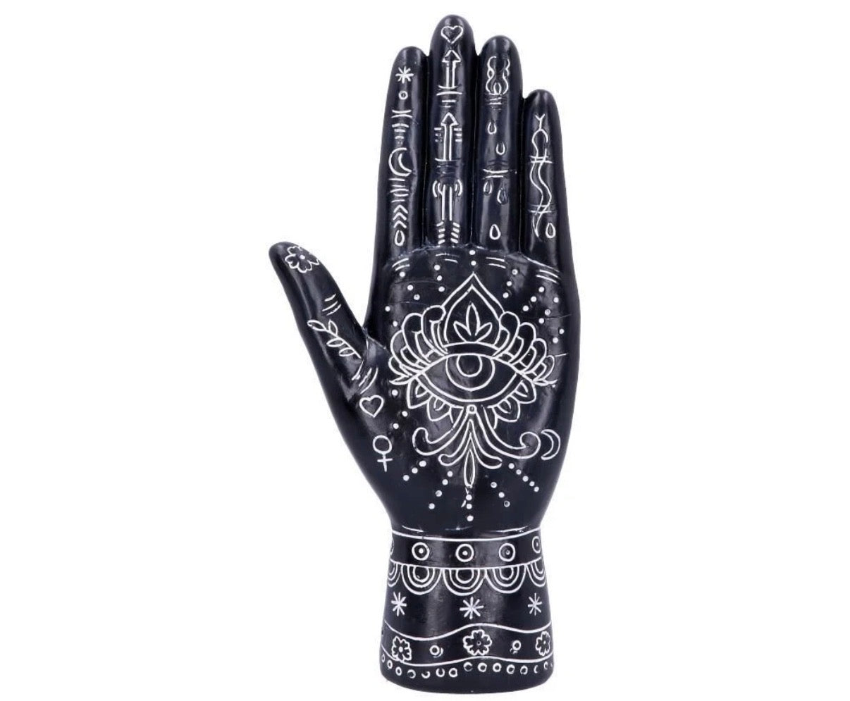 Palmistry Hand Ornament with All-Seeing Eye