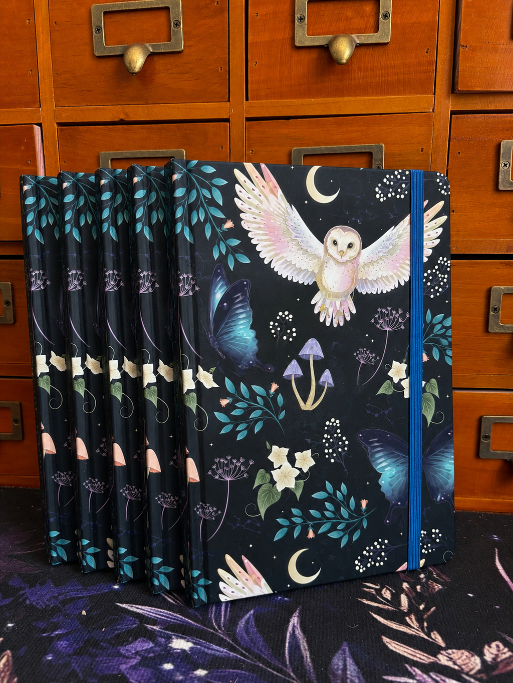 Owl-Night Flight A5 NoteBook