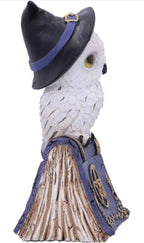 Witch's Familiar Owl Figurine on Spell Book