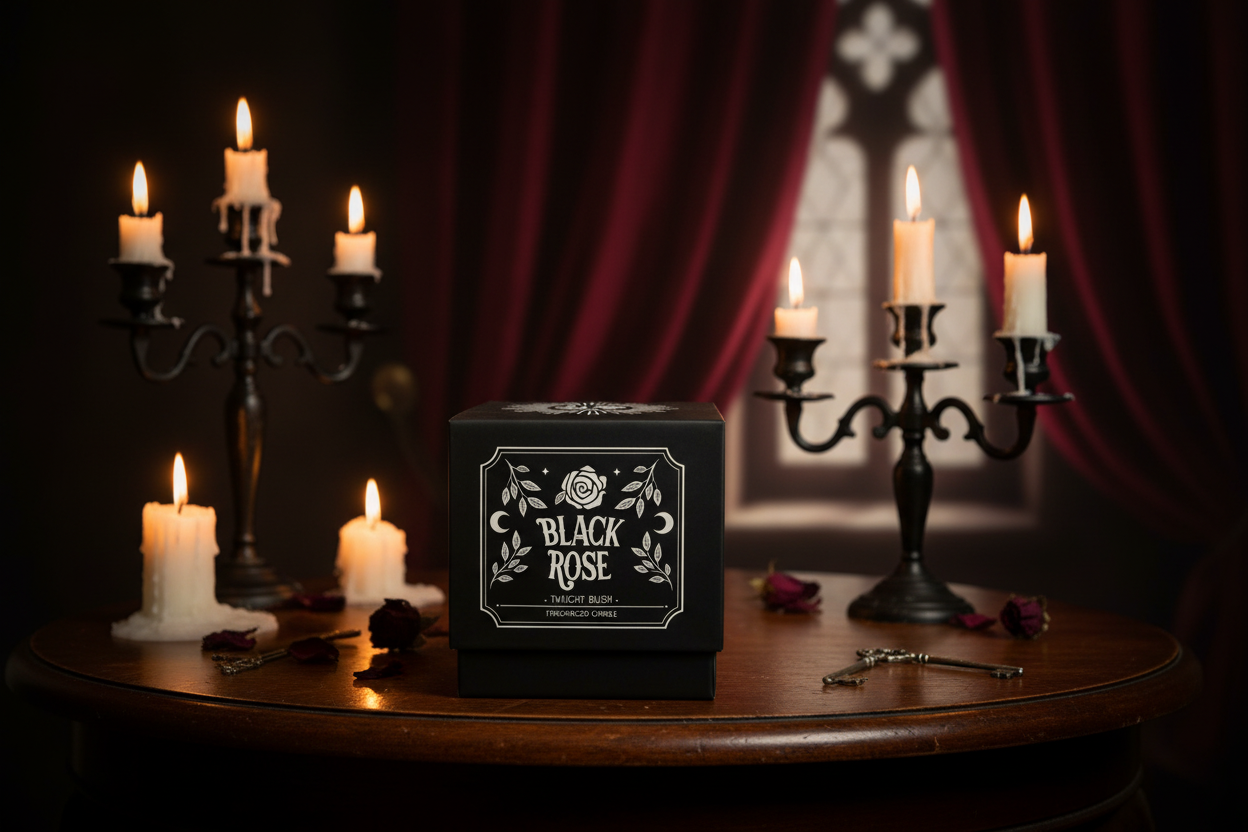Black Rose Twilight Blush Fragranced Candle