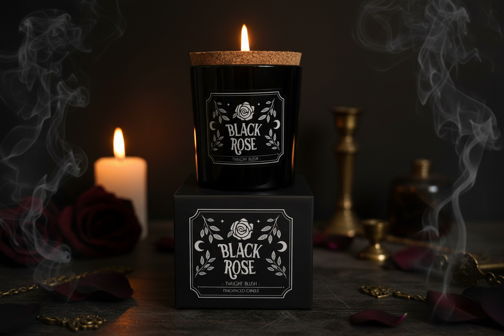 Black Rose Twilight Blush Fragranced Candle