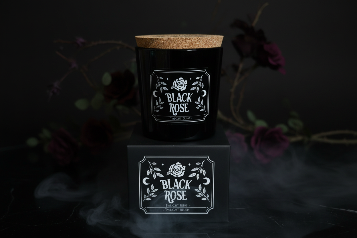 Black Rose Twilight Blush Fragranced Candle