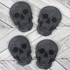 Skull Coaster Set - styled on wooden surface