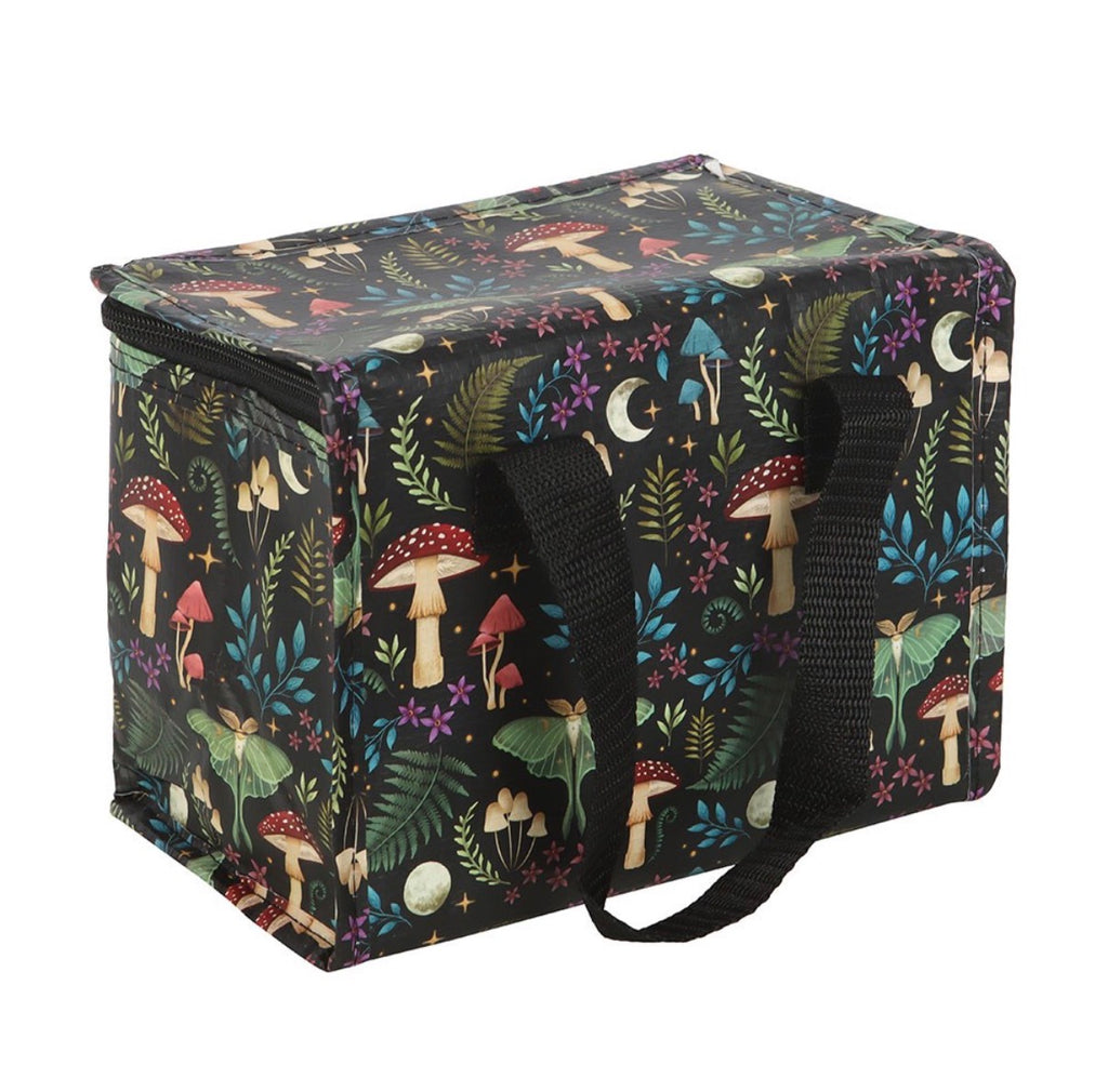 Dark Forest Lunch Bag - side view showing full design