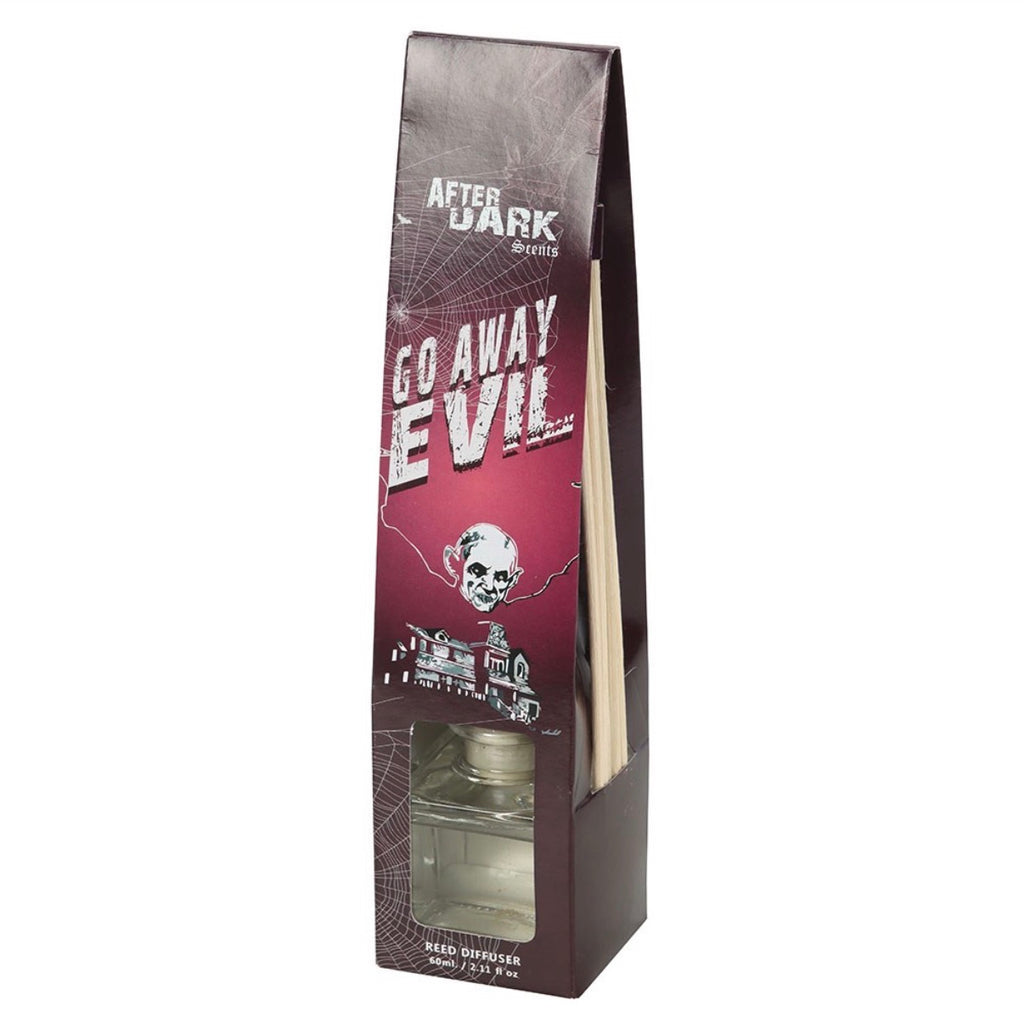 Go Away Evil Reed Diffuser - front of packaging