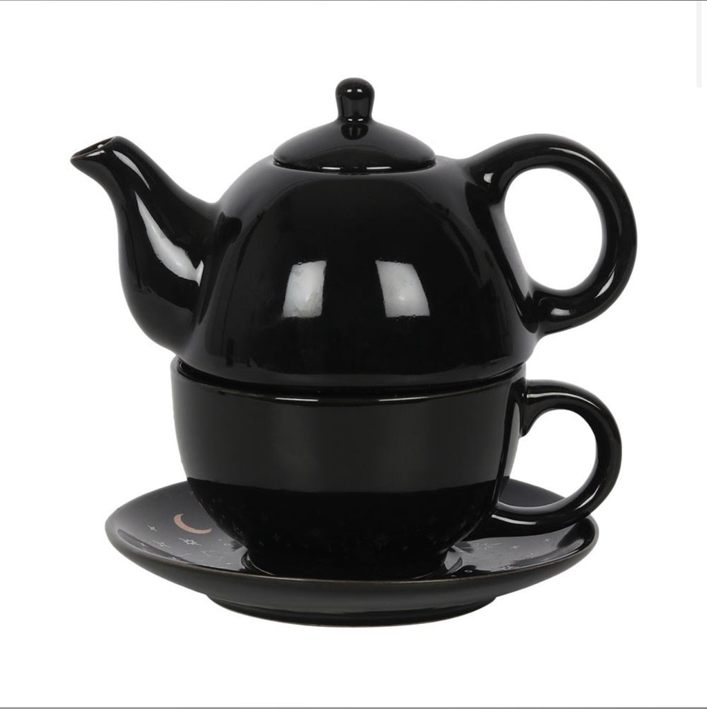 The Future Is In Your Hands Tea For One Set - side view stacked