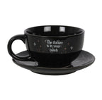 The Future Is In Your Hands Tea For One Set - cup and saucer close up