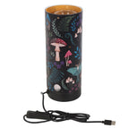 Dark Forest USB Aroma Lamp - side view with cable and switch