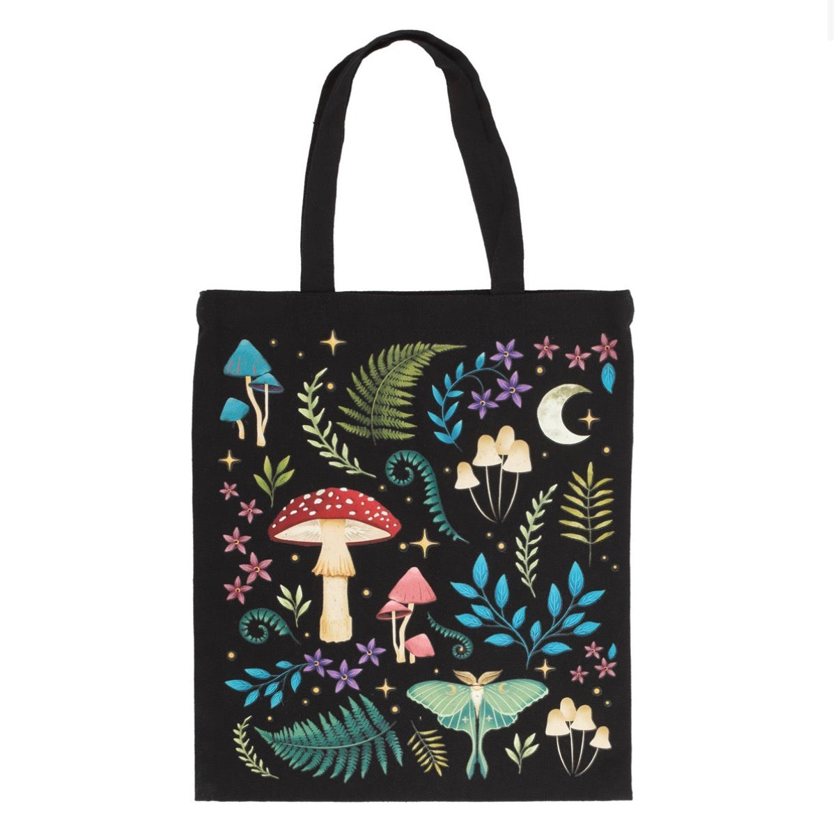 Forest Floor Tote Bag - front view on white background