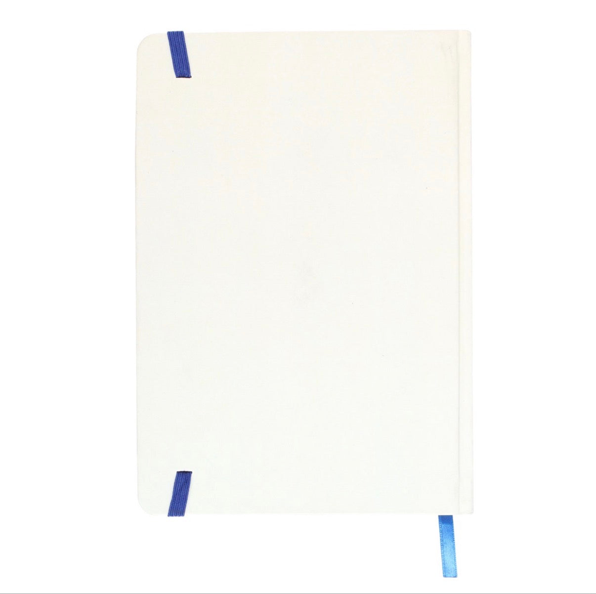 The Moon Celestial A5 Notebook back cover on white background