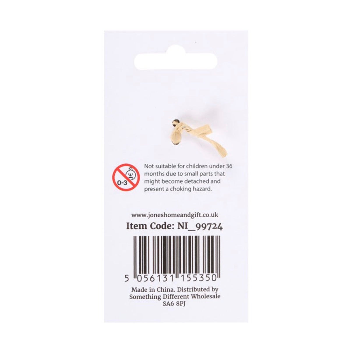 Midnight Hare Keyring gift card back showing barcode and product info