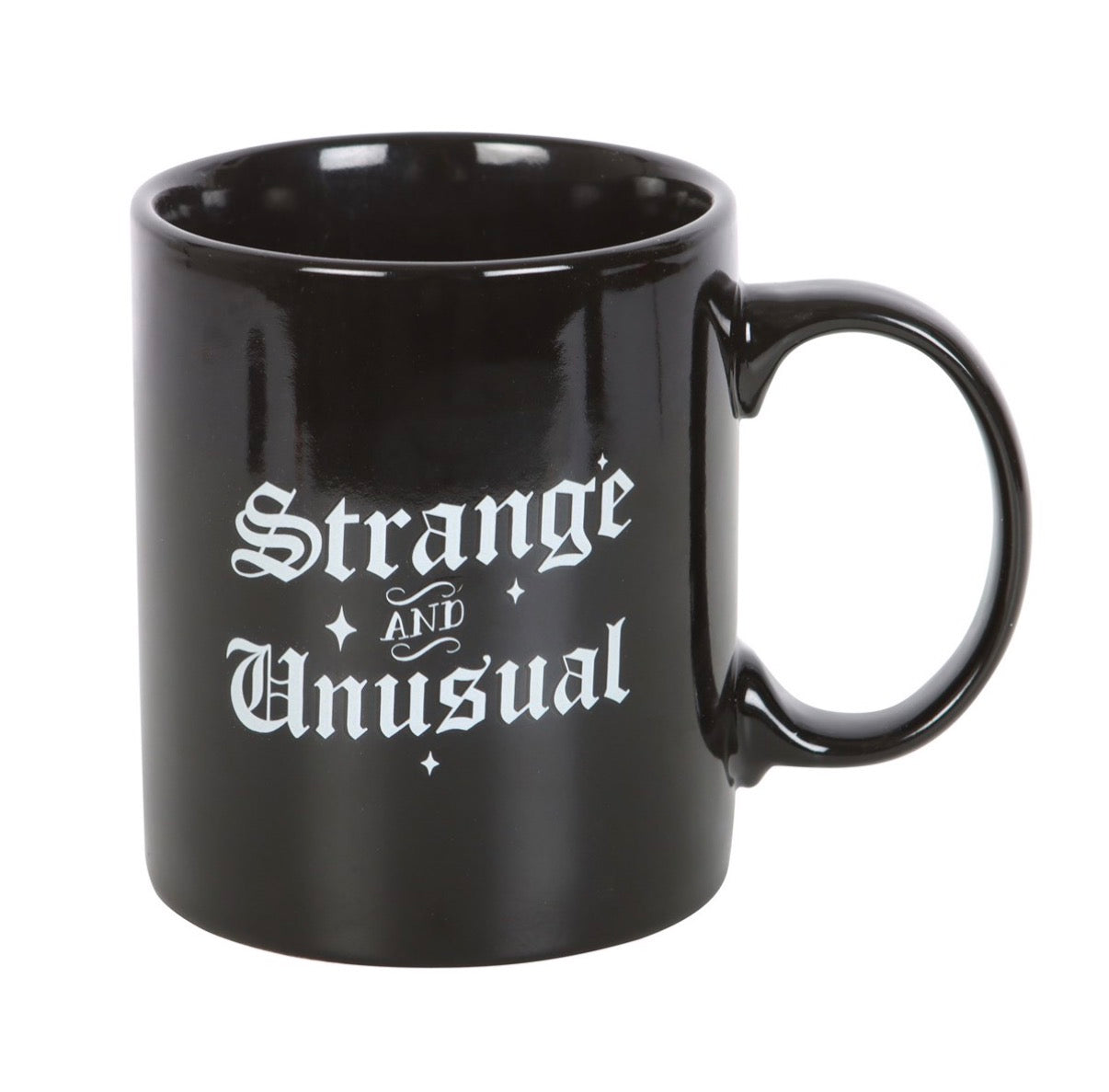 Strange and Unusual Mug side view on white background
