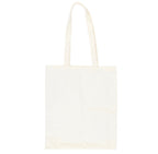 Funky Fungi Mushroom Print Tote Bag back view showing plain cream reverse