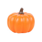 Jack-o'-Lantern Pumpkin Backflow Incense Burner - back view showing hollow base on white background