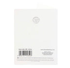 Tigers Eye Crescent Moon Crystal Card back with barcode and product information