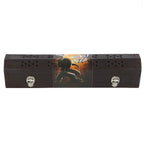 Werewolf Poison skull incense box - front view closed