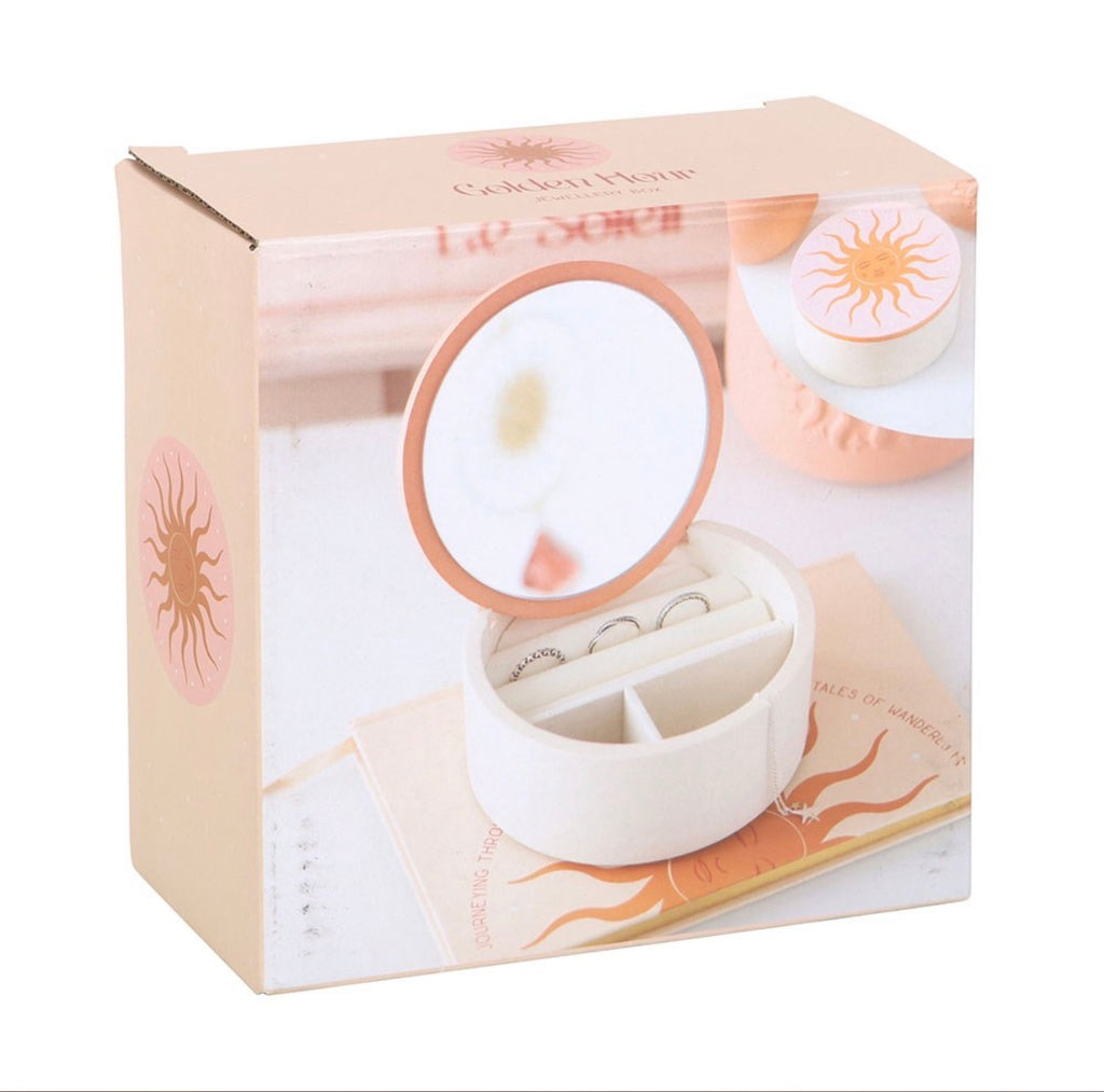 Golden Hour Sun Jewellery Box - gift box packaging