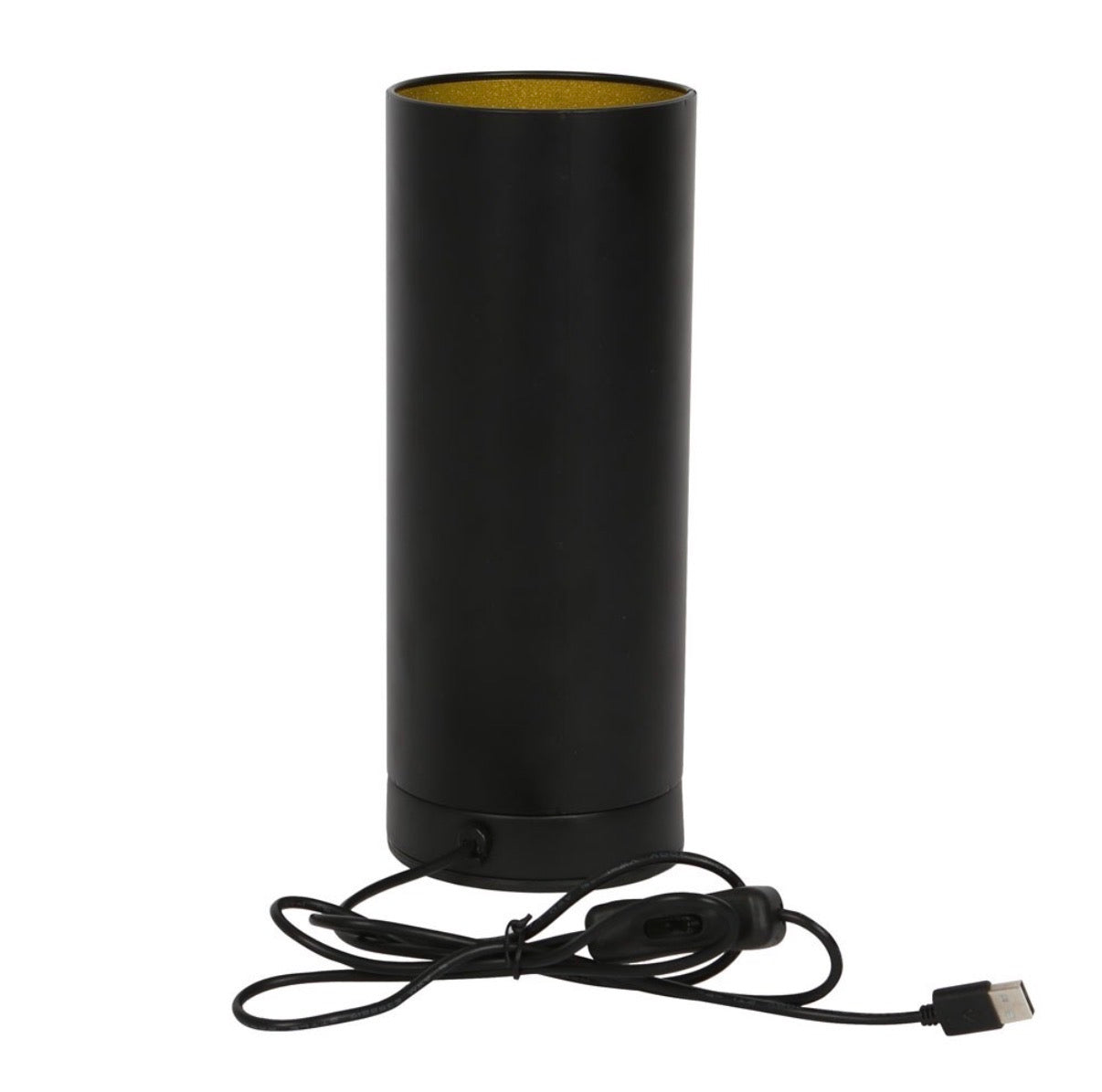 The Art of Palm Reading USB Lamp - back view showing USB cable and switch