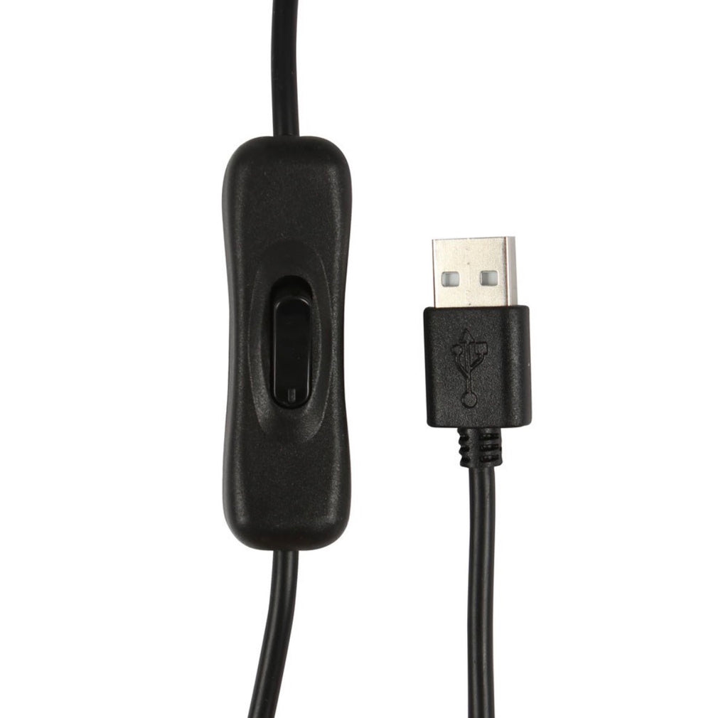 The Art of Palm Reading USB Lamp - close up of USB cable and inline switch