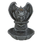 Gargoyle Backflow Incense Burner - front view without cone on white background