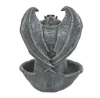 Gargoyle Backflow Incense Burner - back view on white background