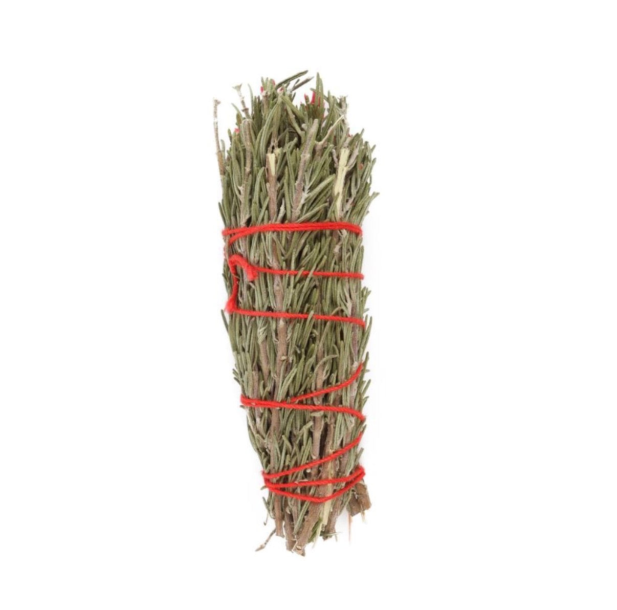 Luxury Ritual Wand Smudge Stick Rosemary & Red Botanicals - back of bundle on white background