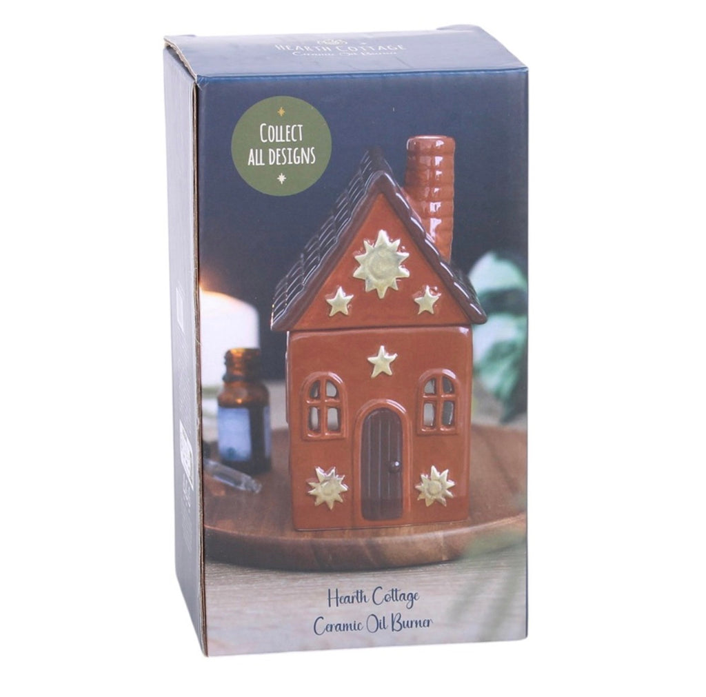 Hearth Cottage Ceramic Oil Burner in gift box packaging