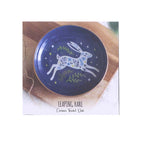 Leaping Hare Ceramic Trinket Dish on branded gift card packaging