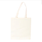 Dance with the Moon Jumping Hare Tote Bag plain cream reverse white background