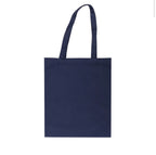 Solstice Wreath Tote Bag plain navy reverse white background