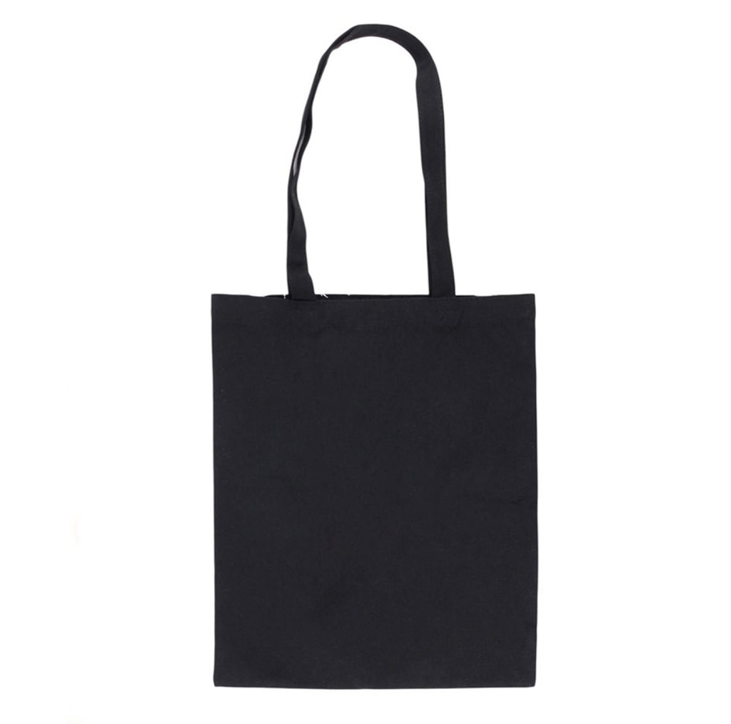 Witchy Icons Tote Bag plain black reverse white background