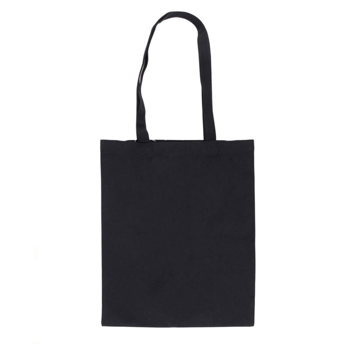Witchy Icons Tote Bag plain black reverse white background