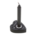 Talking Board Spell Candle Holder with black spell candle white background