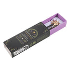 Glimmer of Gratitude Mini Wand gift box open showing purple interior and wand