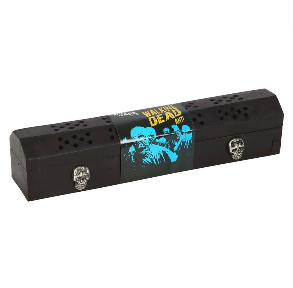 Walking Dead Anti Incense Coffin Box - angled white background