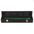 Zombie Repellent Incense Coffin Box - open showing incense sticks