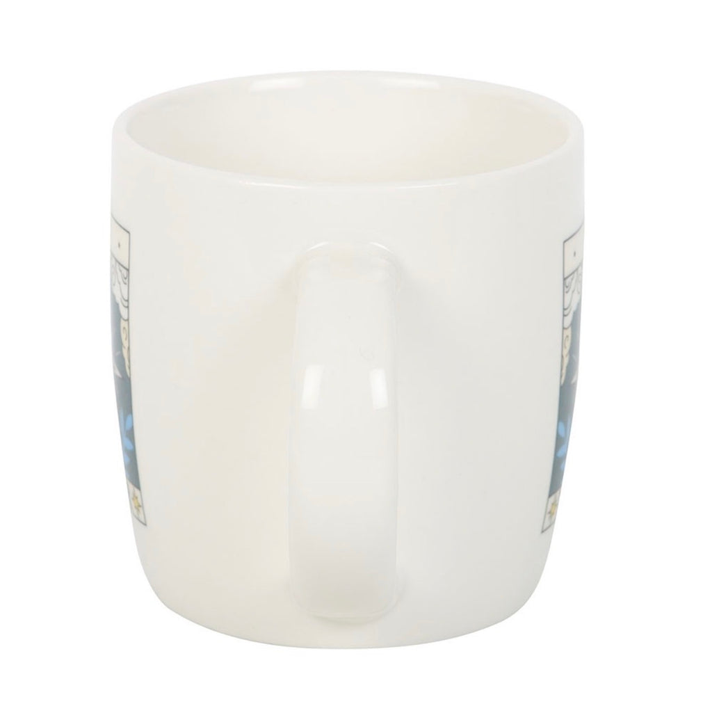 The Star tarot mug - back view
