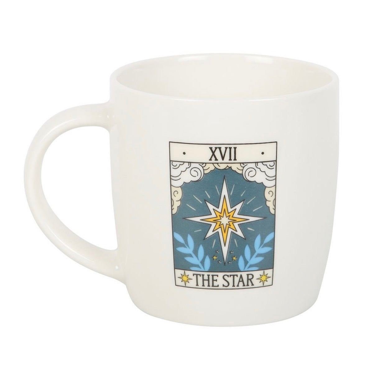 The Star tarot mug - side angle view