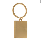 Wheel of Fortune tarot keyring charm - reverse
