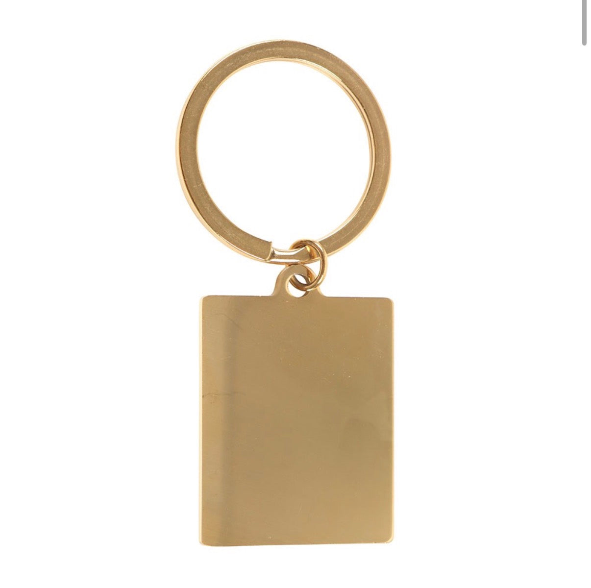 Wheel of Fortune tarot keyring charm - reverse