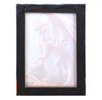 Reverse of Anne Stokes Treasure Trove canvas print showing wooden stretcher frame, white background