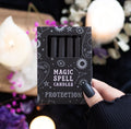Single black mini spell candle