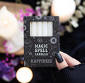 White Magic Spell Candles Happiness box, front view