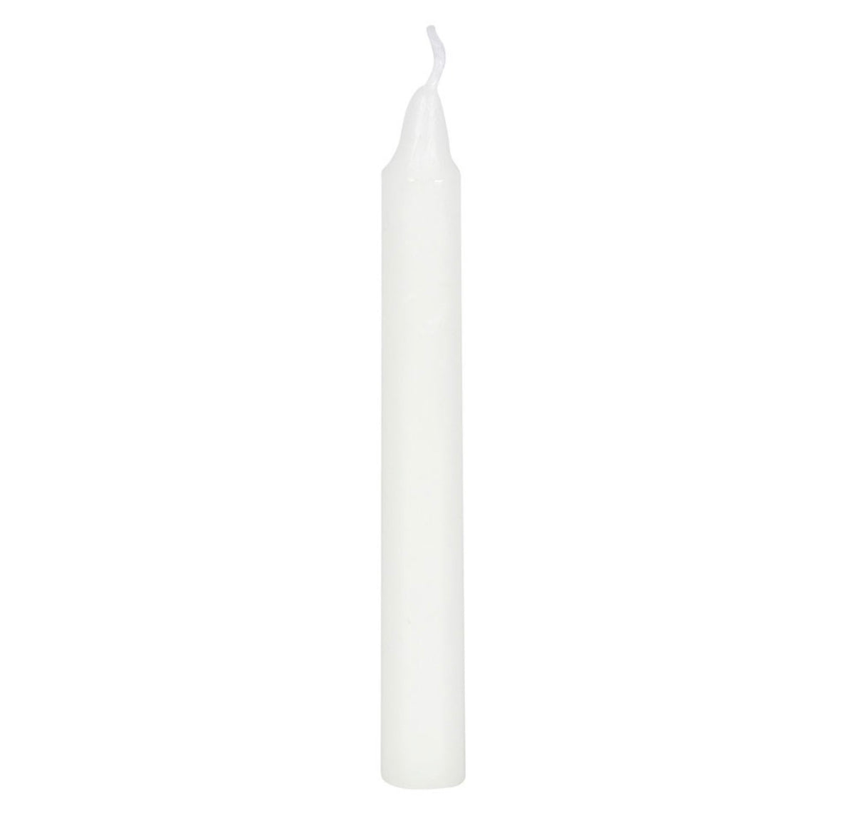 Single white mini spell candle