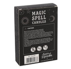 Single purple mini spell candle