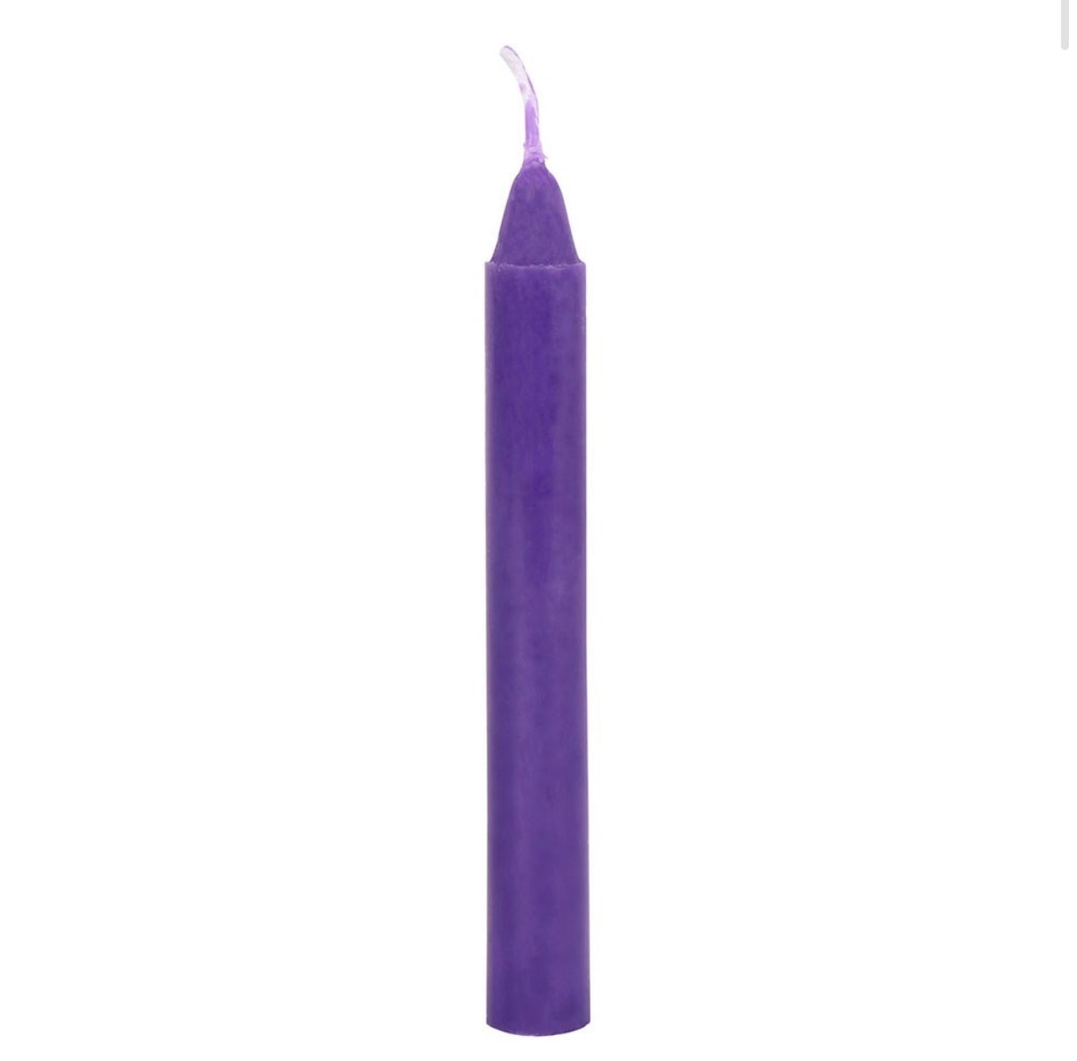 Purple Magic Spell Candles Prosperity box, front view