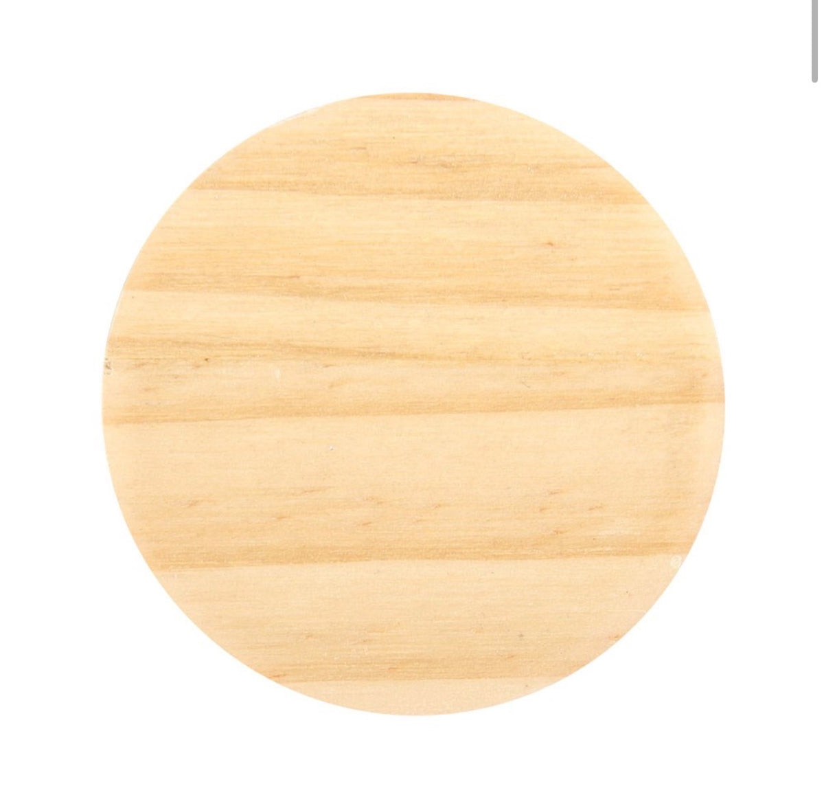 Wooden moon and stars candle holder with a white spell candle in place