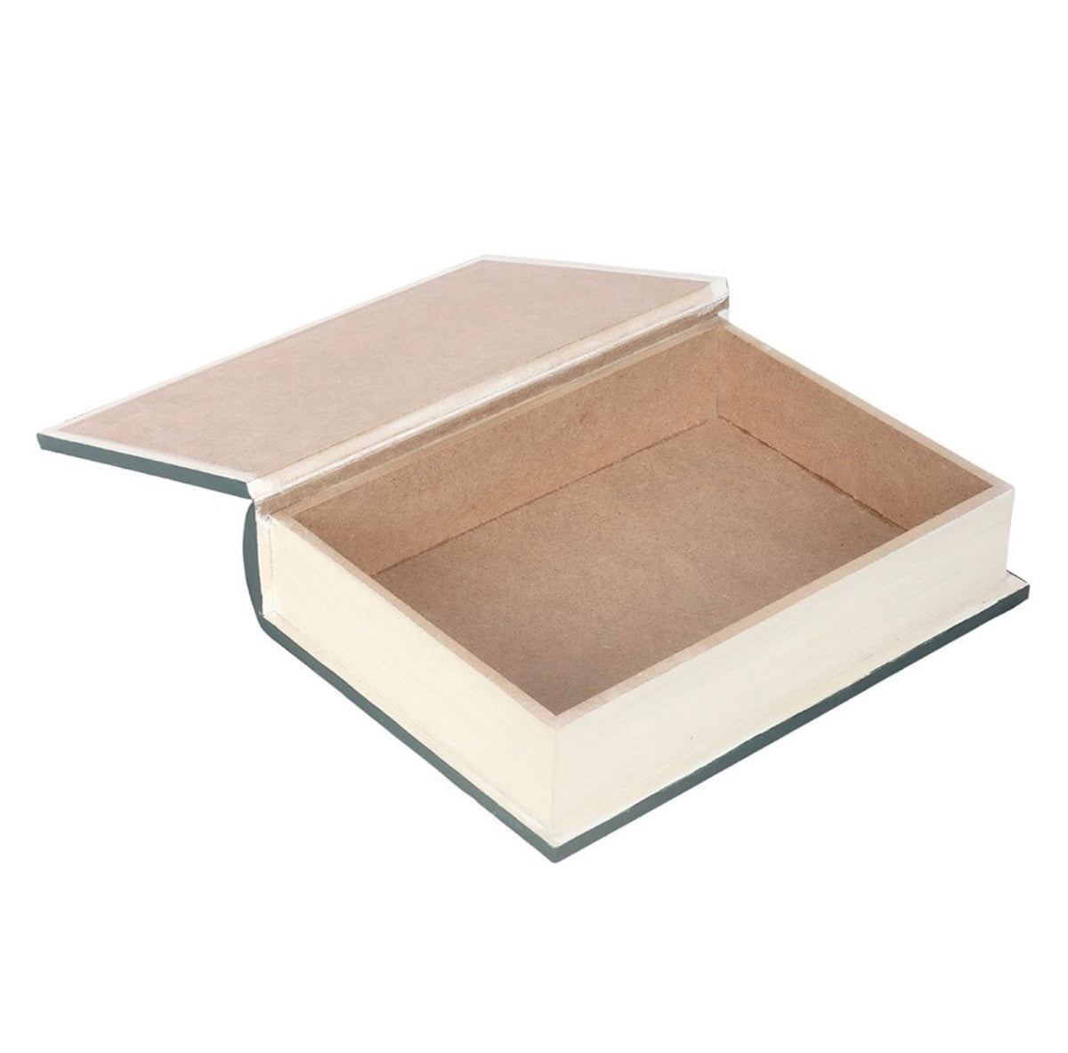 Book of Spells box open, showing the empty storage compartment inside